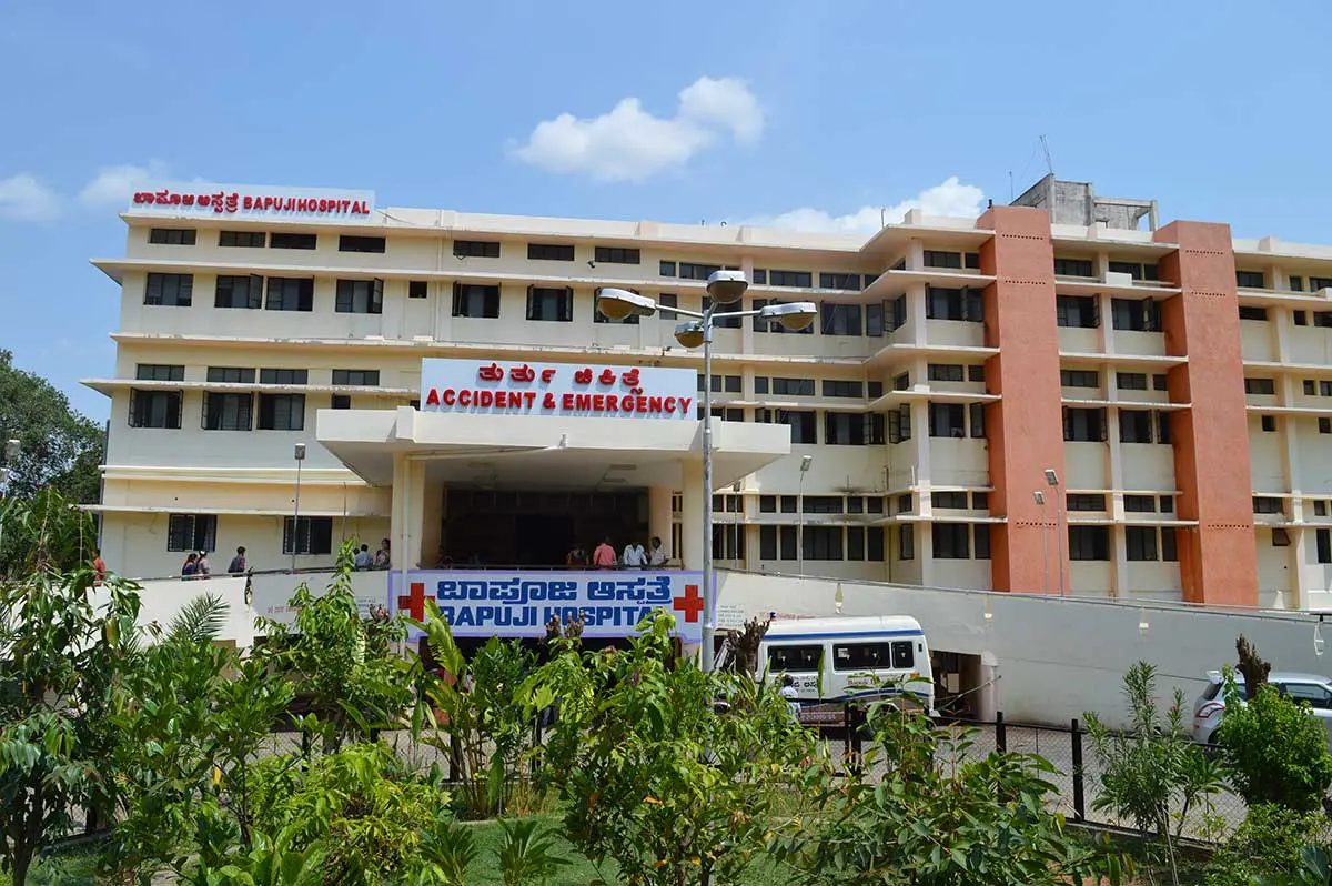 Bapuji Hospital, the teaching hospital at the heart of the main campus